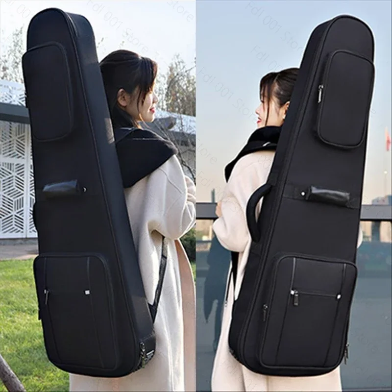 Thickened Electric Guitar Bag Waterproof Instrument Backpack Gig Bag