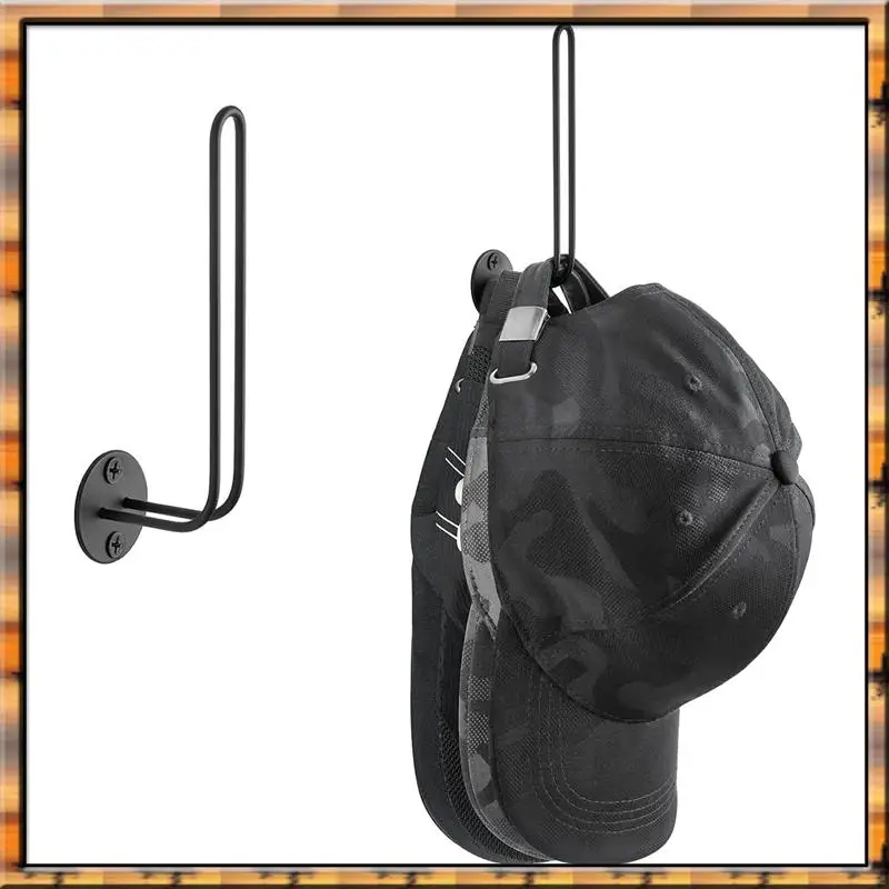 2025 ! منظم القبعة لقبعات البيسبول جدار جبل قبعة السنانير عدة مجموعة من 3 توفير المساحة يحمل 20 قبعات على شكل قبعة السنانير