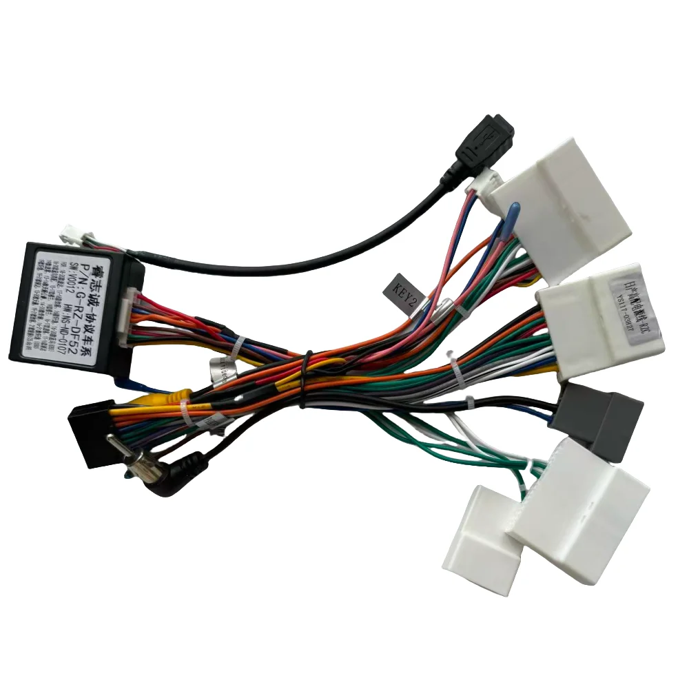 Car Radio Player Cable Plug Canbus Fitting Adaptor Dash Kits For Nissan SYLPHY SENTRA KICKS Qashqai X-Trail NAVARA Terra RZC