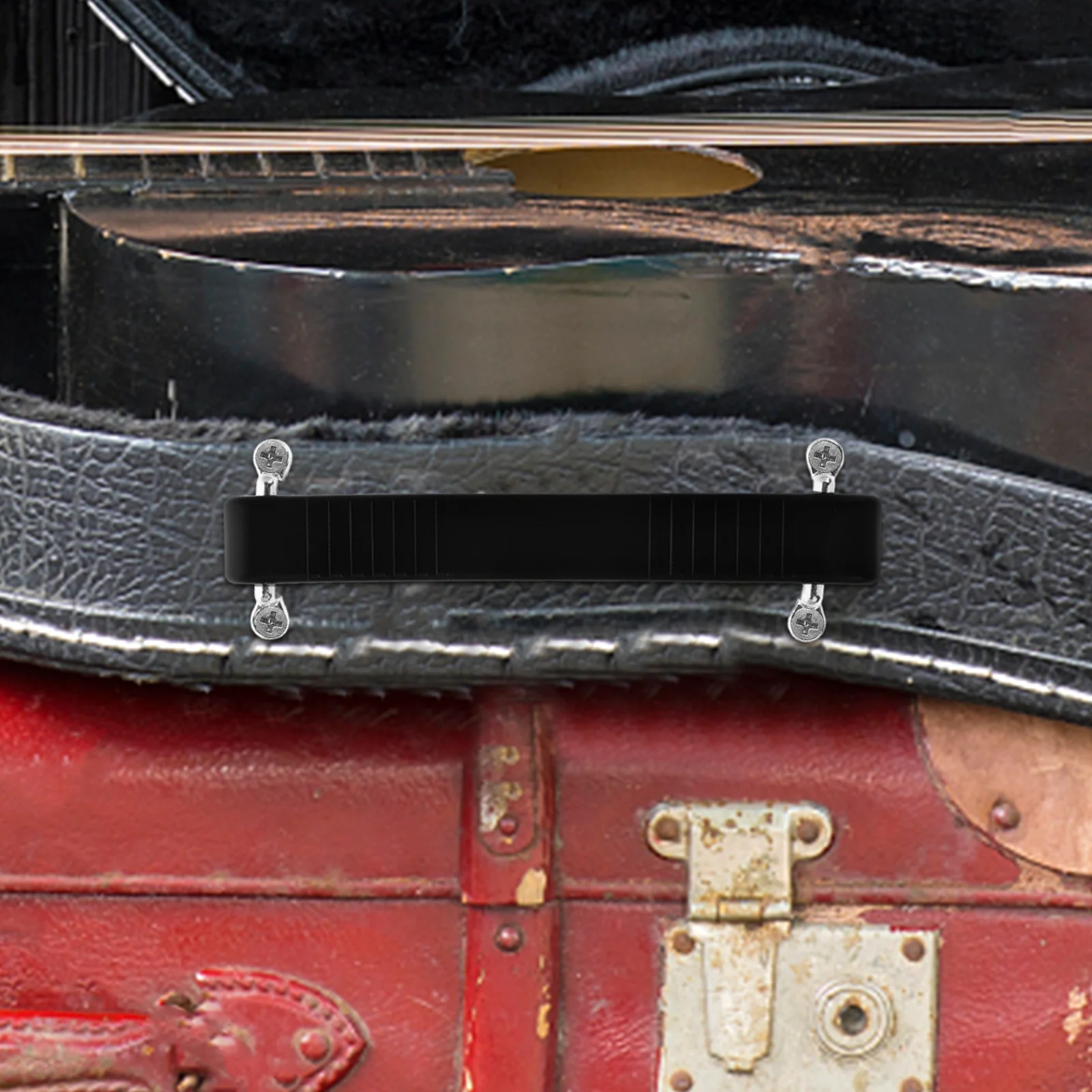 

Speaker Handle Strap Rubber Amplifier Handle For Guitar Bass Amp Cabinet Outdoor Audio Equipment Portable Compact Design Speaker