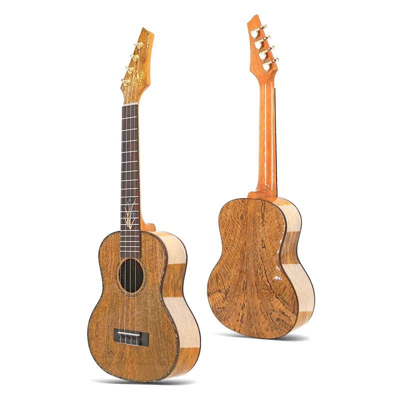 23/ 26inch Mango Wood Veneer Full Single Glossy Ukulele Four-String Guitar Small Guitar