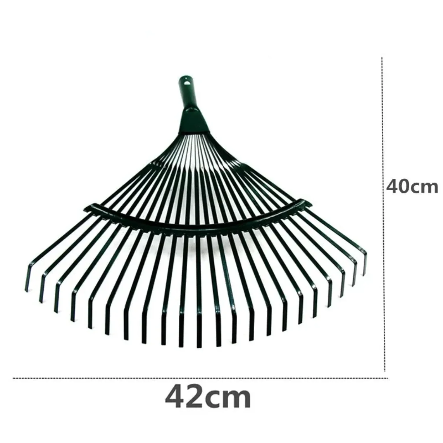Garden Leaf Rake Hay Deciduous Farming Rake 22-tooth Garden Tool Without Handle  Garden Ripper Tool