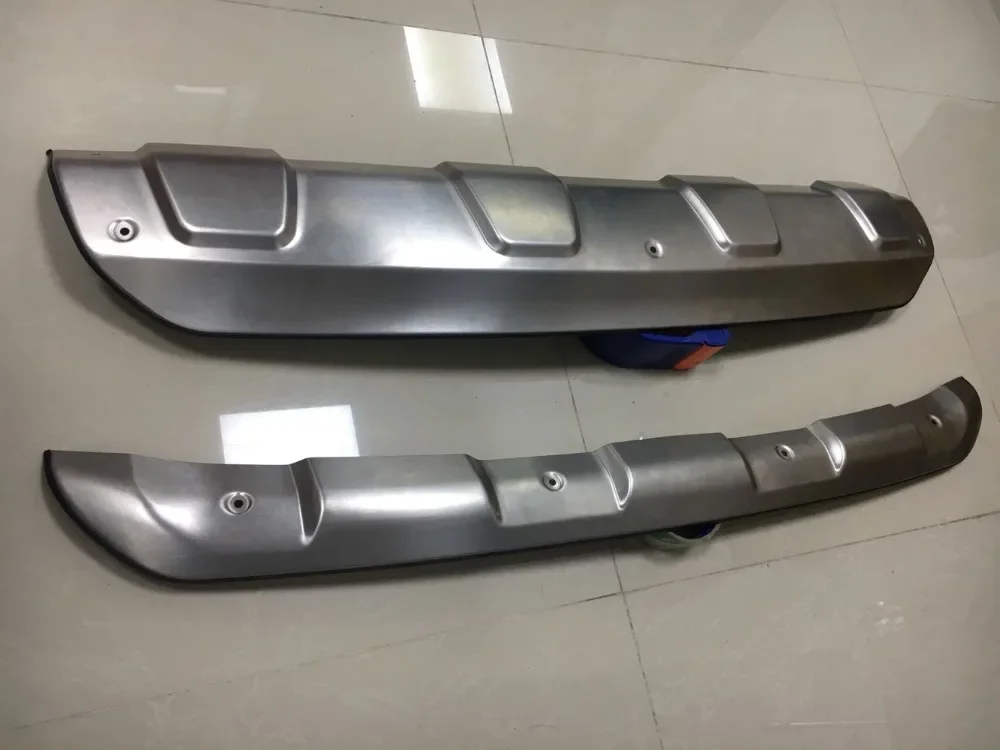 Auto parts modeling Stainless Steel Front + Rear Bumper Diffuser Protector Guard Skid Plate For New MAZDA CX-5 CX5 2017-22 view 5