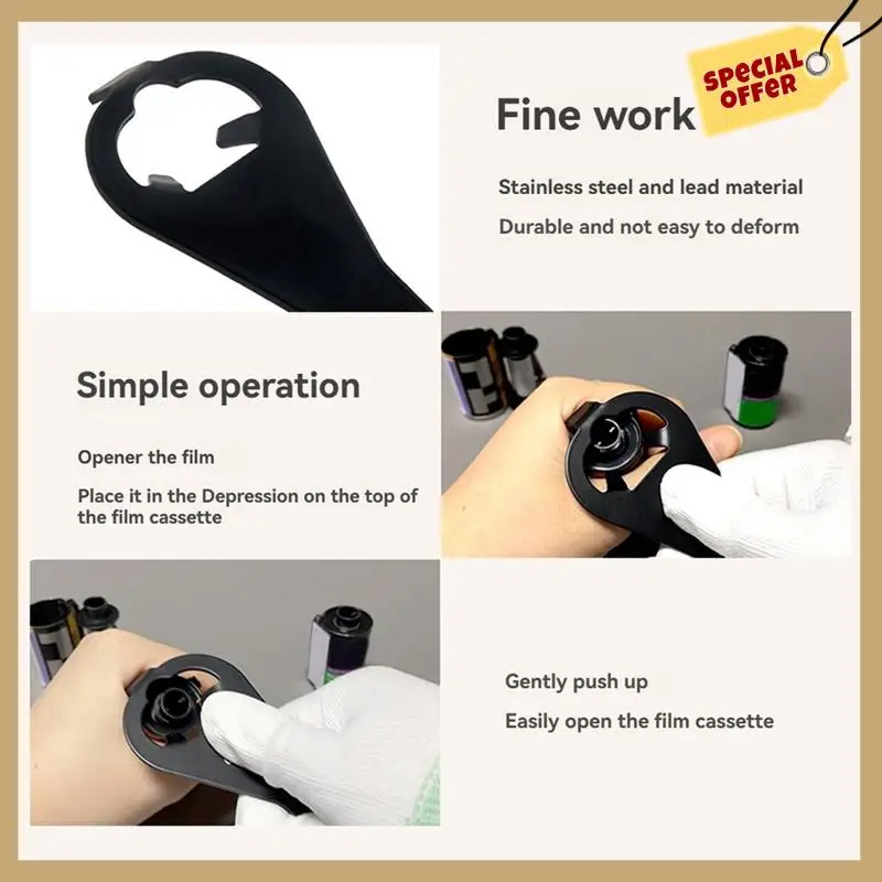 Стабильная производительность-35 мм инструмент для открывания кассеты для пленки для противоскользящей ручки Kodak, оборудование для обработки в темной комнате, доступ для киносъемки