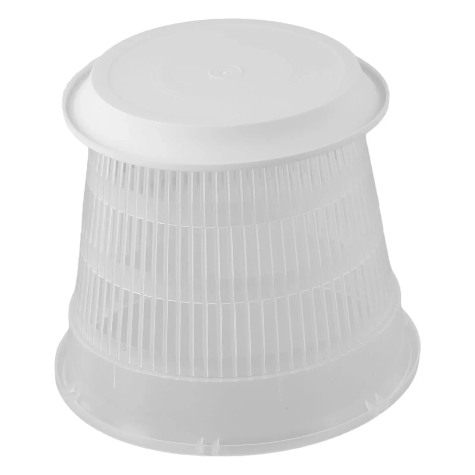 5 Piece Clear Plastic Orchid Pots With Ventilated Side And Bottom Holes Plus Catchment Saucers For Healthy Root Growth