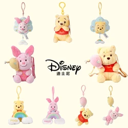 Disney Winnie the Pooh Piglet Doll keyring Plush Toy Backpack Pendant Cartoon & Cute Children's Toy Birthday Present