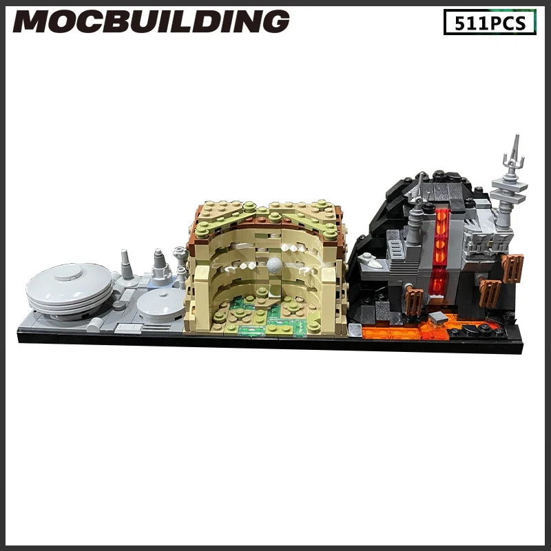 Moc Bausteine Architektur Skyline Serie Filmszene Modell Sammlung DIY Ziegel Straßenbild kreative Montage Spielzeug Geschenk