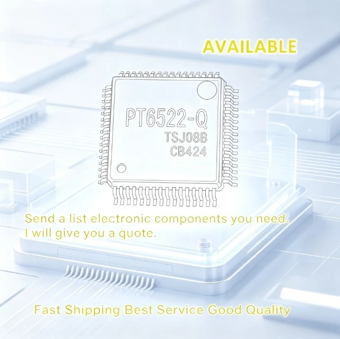 Original PT6522-Q QFP64 For Mazda 3 Instrument Black Screen Common Fault Power IC Chip