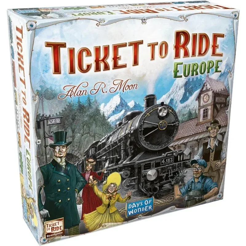 Ticket To Ride Series Euro First Journey giochi da tavolo English Family Friends Party Play Cards Game Plot Collection Toys Gifts