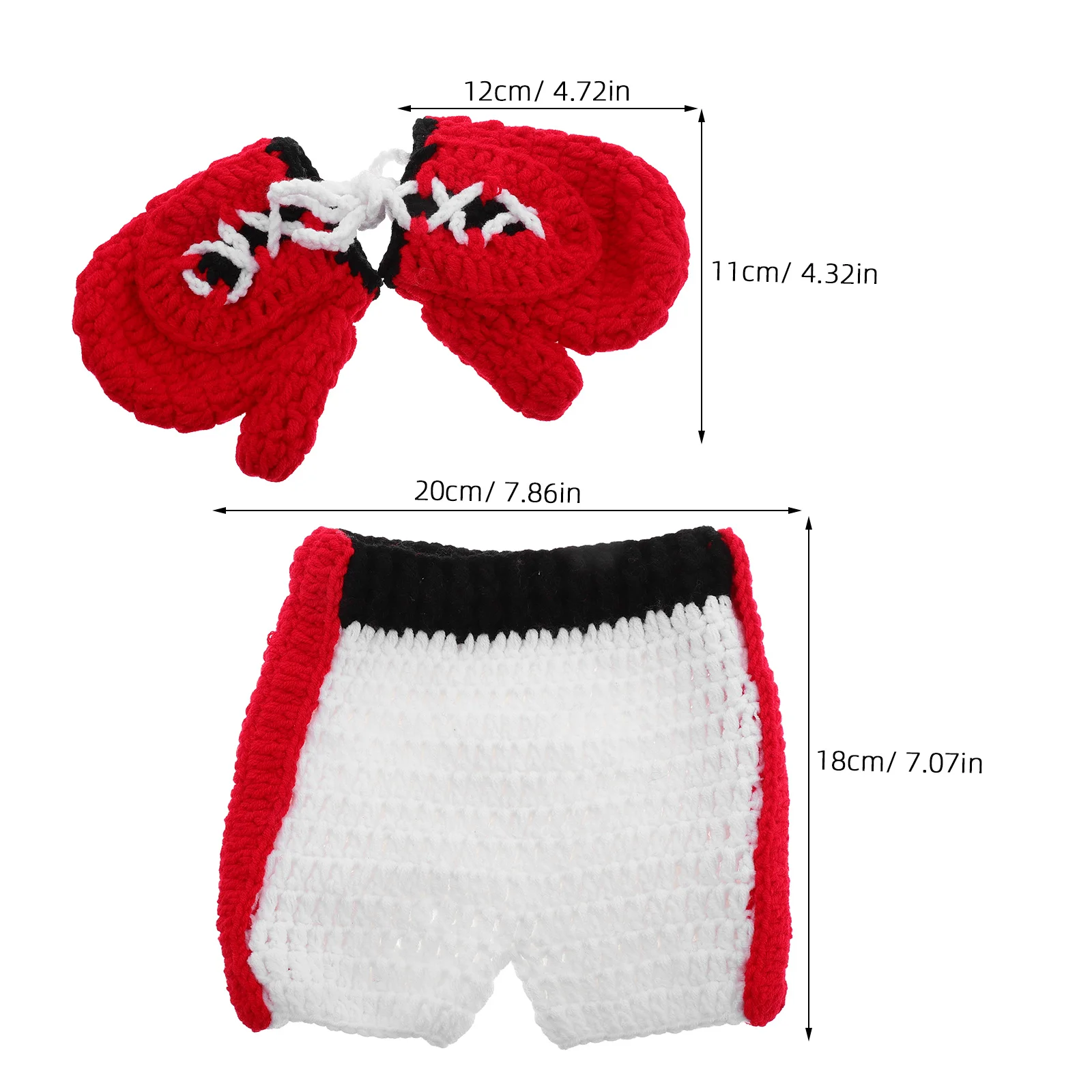 مجموعة واحدة من ملابس الأطفال اللطيفة لحديثي الولادة للتصوير الفوتوغرافي، ملابس محبوكة لالتقاط الصور، ملابس ناعمة ومريحة لجميع المواسم #2