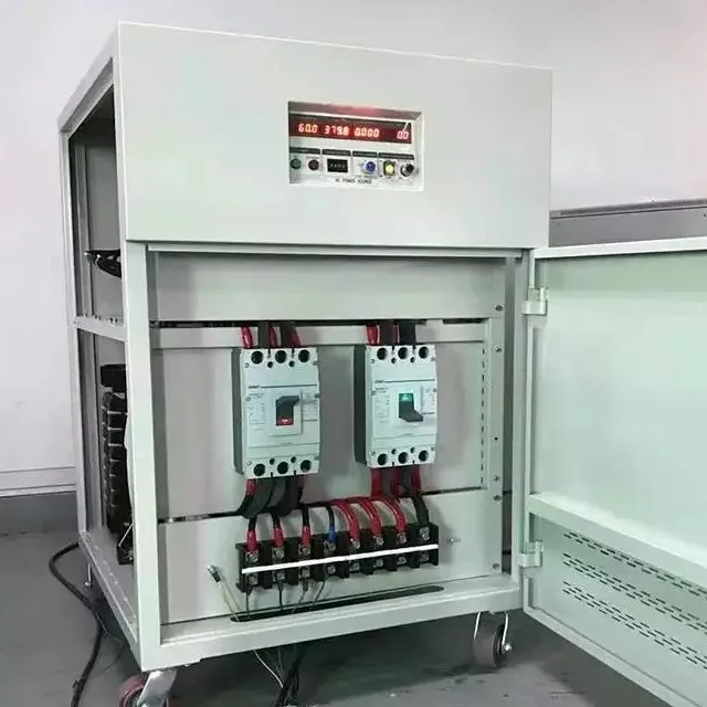 Transformador trifásico de tensão ajustável, conversor de fonte de alimentação de saída dupla para inversores CA, tensão de entrada 48V