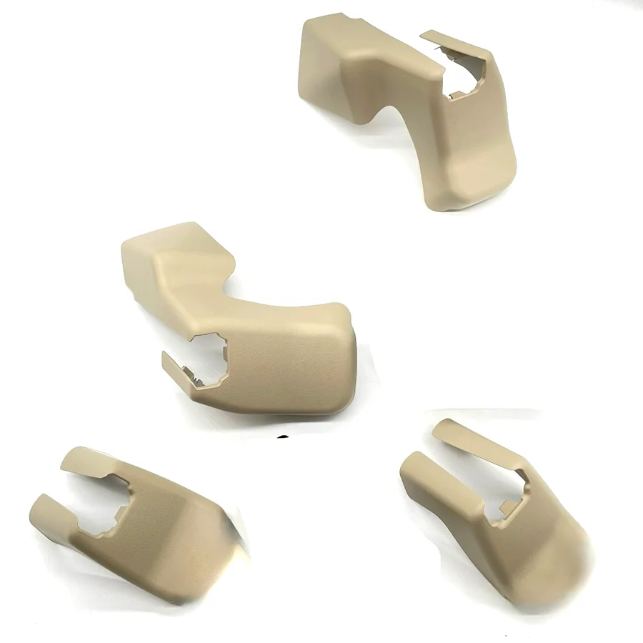 Wooeight 1Pc Beige Seat Slide Track Cover Buckles Fit For Toyota Prado LC150 2017.9-2019 2020 Seat Rail Decorative Screw Trim