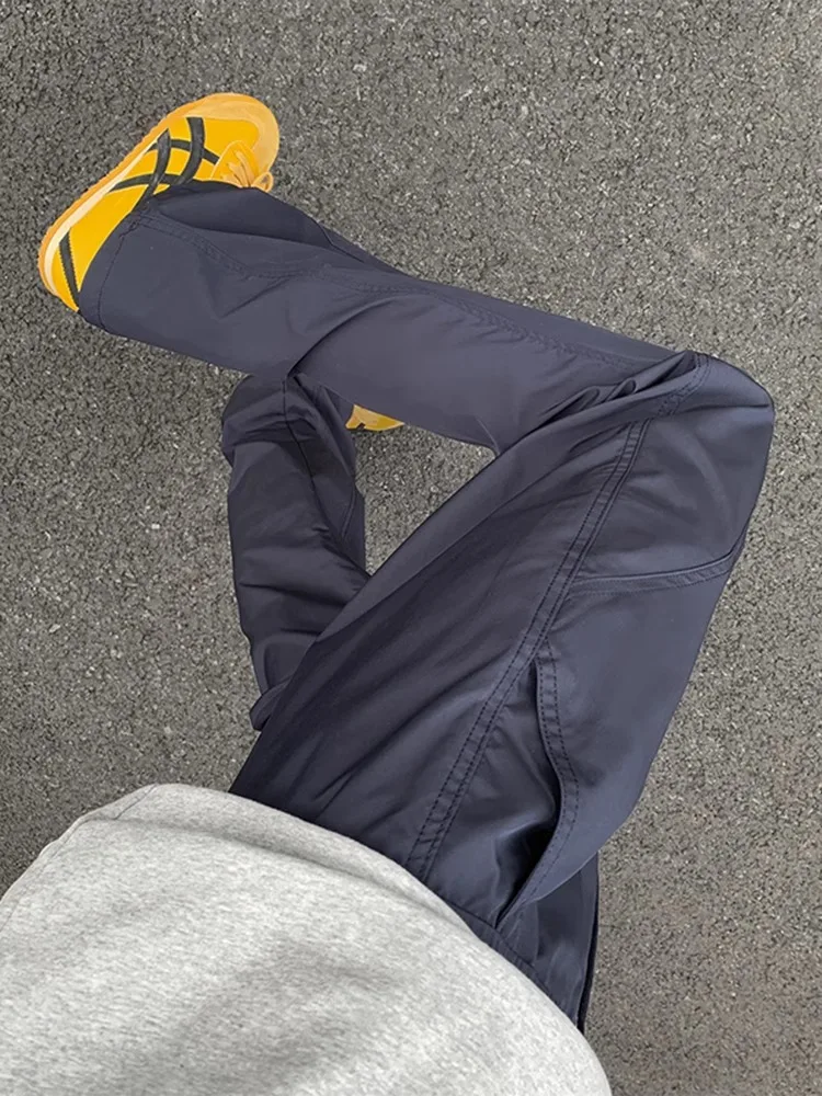 

American Sle Men's Summer Slim Fit Qui Dry Hiking Pants Soft ell Waterproof Windproof Straight Leg Lengthening Casual T...