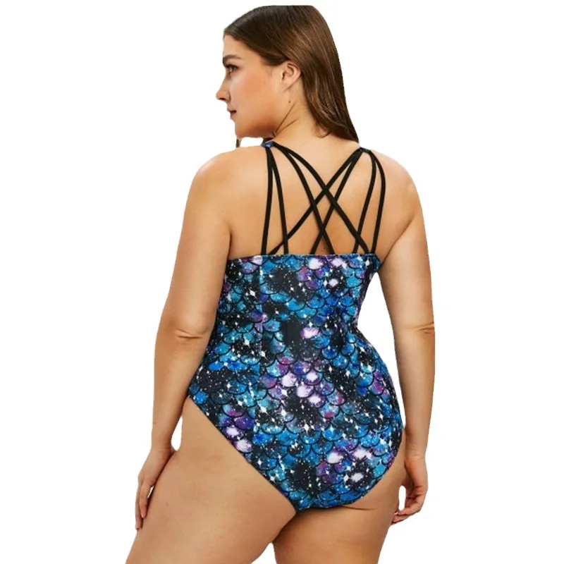 New ladies one-piece swimsuit big size woman sexy triangle bikini swimsuit