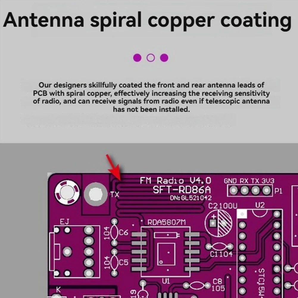 DIY FM Radio Electronic Kit Adjustable Frequency 87.5-108MHz with Sspeaker Digital Display DIY Soldering Project B
