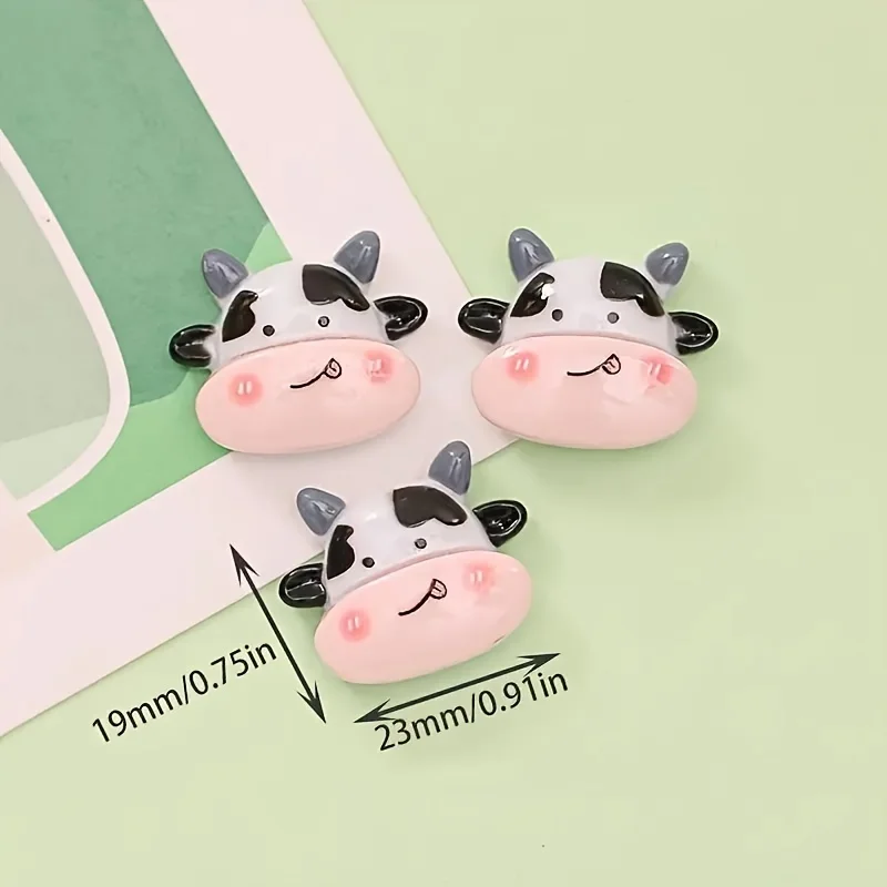 5-Piece Set Of Adorable Cartoon Cow Refrigerator Magnets - Perfect For Kitchen & Office Decor, Whiteboards Lockers & Dishwashers