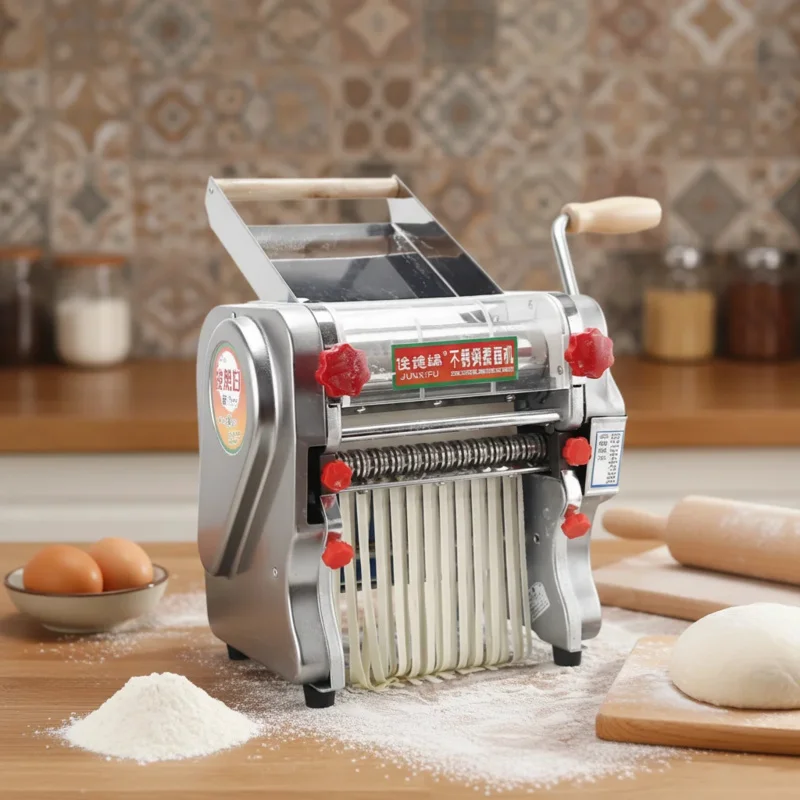 Máquina de Fideos Portátil de Acero Personalizada con Rodillo, Mini, Estilo Coreano, para Pasta Casera