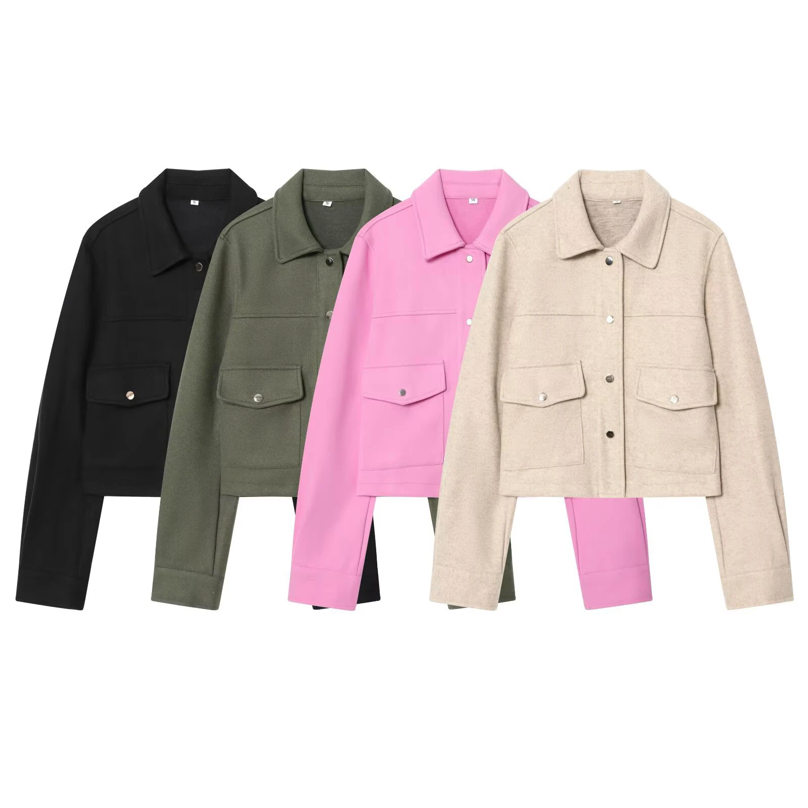 

Новая модная женская одежда в европейском и американском стиле, повседневная мягкая короткая куртка в западном стиле, куртка с лацканами
