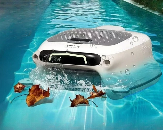 2025 수영장 표면 로봇 - 자동 무선 모델 - 수영장 표면 청소 물 진공 청소기 - 어항