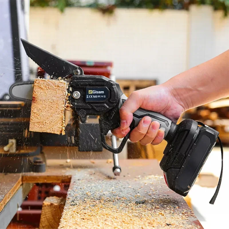 6 Inch Chain Saw Cordless Electric Saw Handheld Garden Logging Chainsaw Wood Cutting Power Tool for Makita 18V Battery