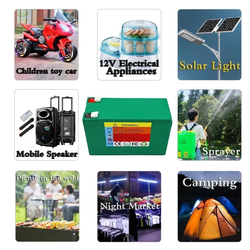 NIEUW 12V 20Ah spuitapparaat 18650 lithiumbatterij + 12,6V3A oplader, ingebouwd BMS, gebruikt voor back-up bewakingscamera