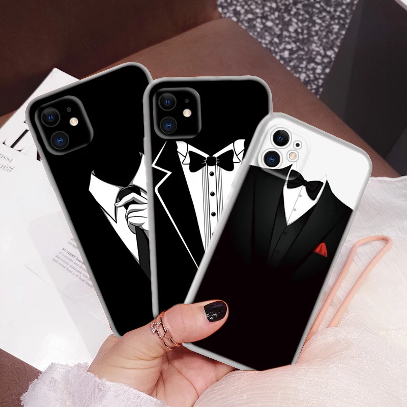 138U Suit pattern Soft Case for Moto G4 Plus G41 G5 Plus G50 G51 G5S G6 Play G60 G7 Power G71 G5 G9