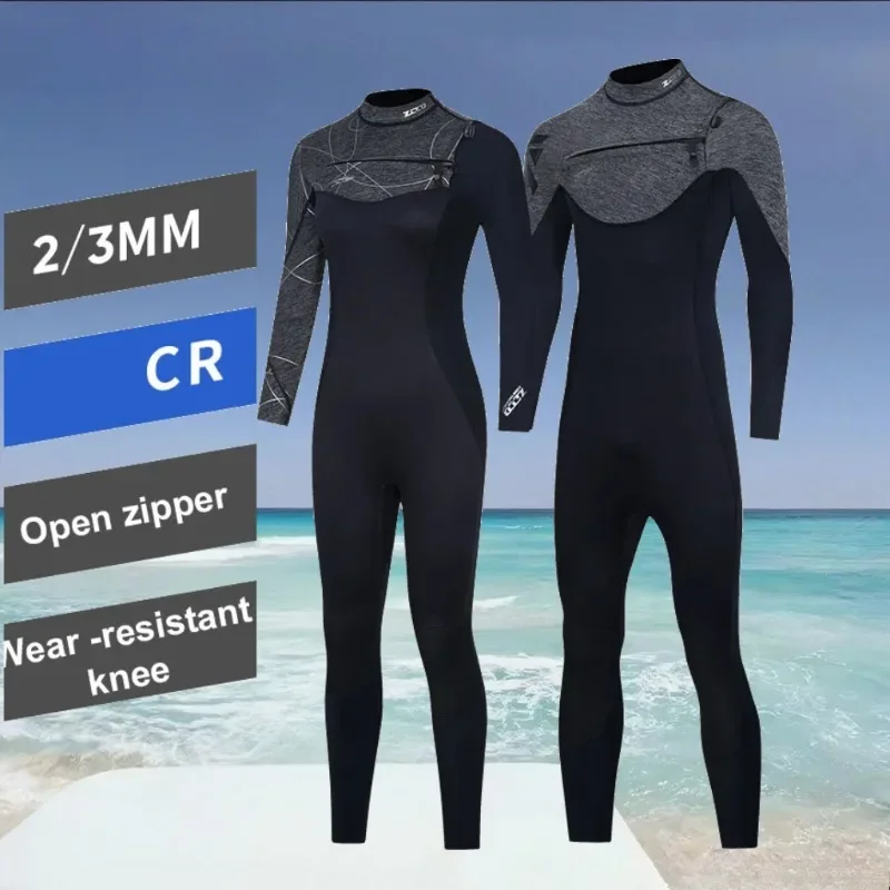 

3/2MM Men Women Neoprene Wetsuits Surf Suit Snorkel Swimwear High Elasticity Rash Guards Spearfishing Scuba Diving