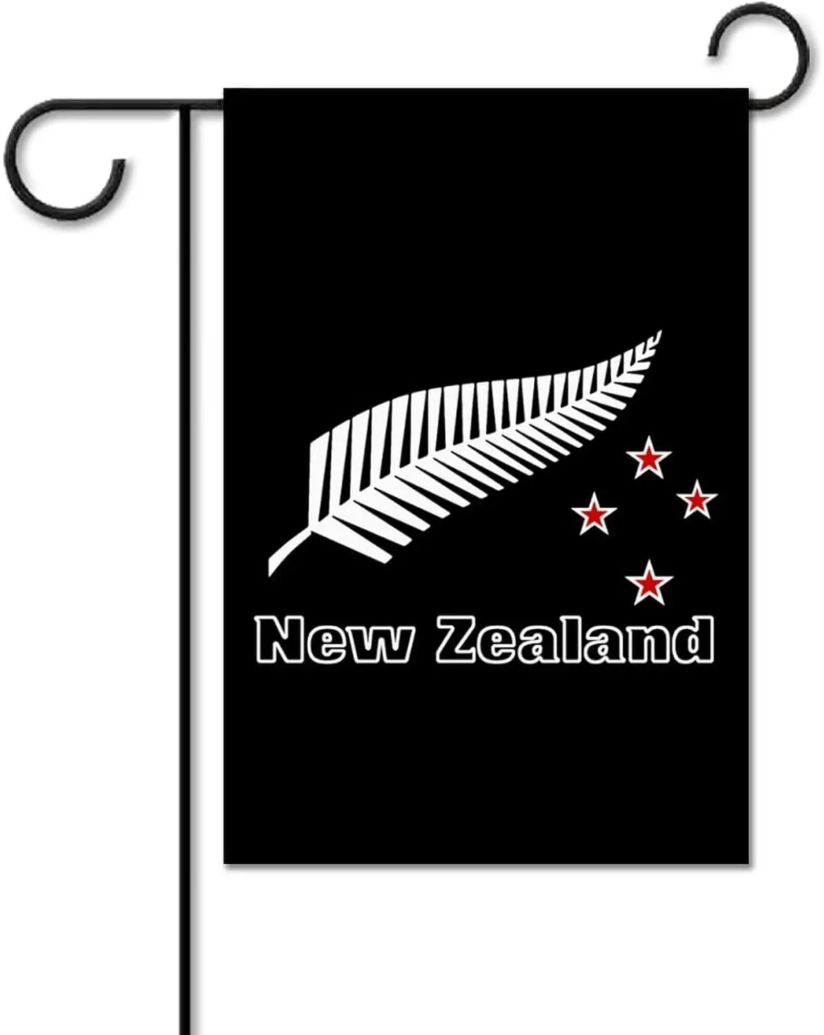 New Zealand Maori Fern Small Garden Flag 12x18 Double Sided Welcome Flag House Flag Decor for Outside Welcome Autumn Yard