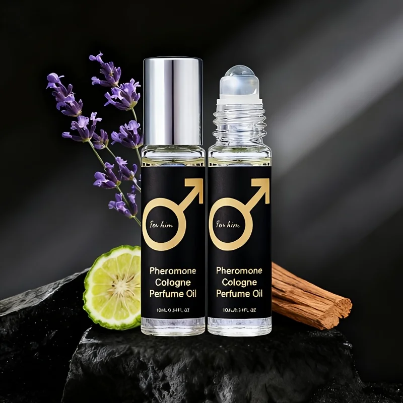 

Набор из 2 черных роликовых духов, свежий и стойкий аромат, нишевый, без спирта, подходит для свиданий, путешествий и дней рождения, маленький размер, удобно носить с собой и использовать в любое время, подарок