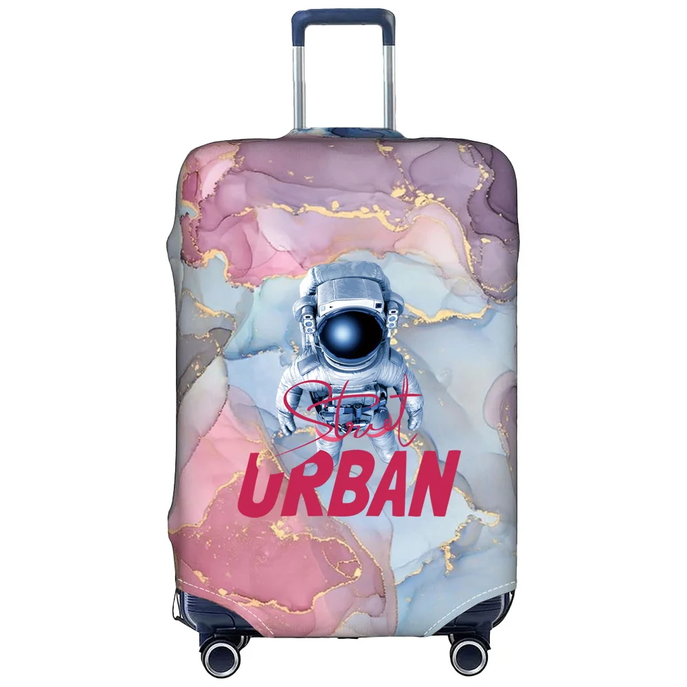 Luggage Cover Stretch Fabric Suitcase Protector Case Astronaut Series Baggage Dust Case Cover Suitable 18-32 Inch Suitcase