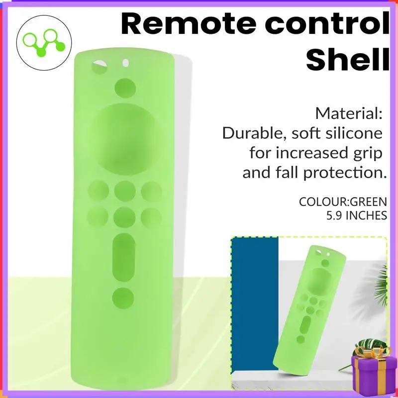 

Advanced For Amazon Fire TV Stick 4K TV Stick Remote Silicone Case Protective Cover Skin 5.9 Inch Remote Control Shell Cases