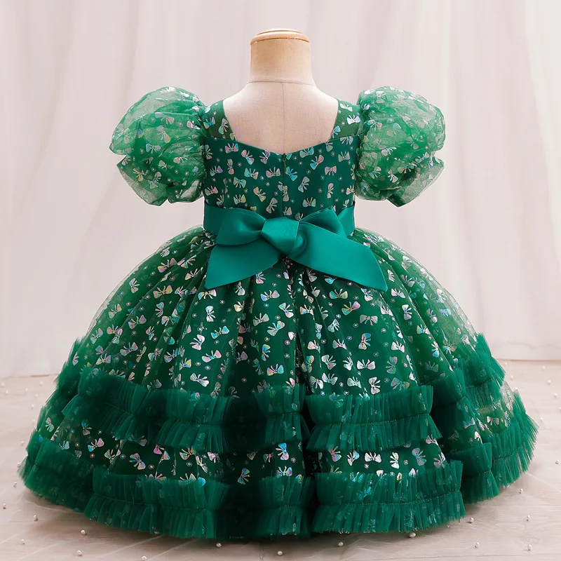 Darling-vestido de princesa de un año para niñas, tutú de boda, fiesta de cumpleaños, nuevo