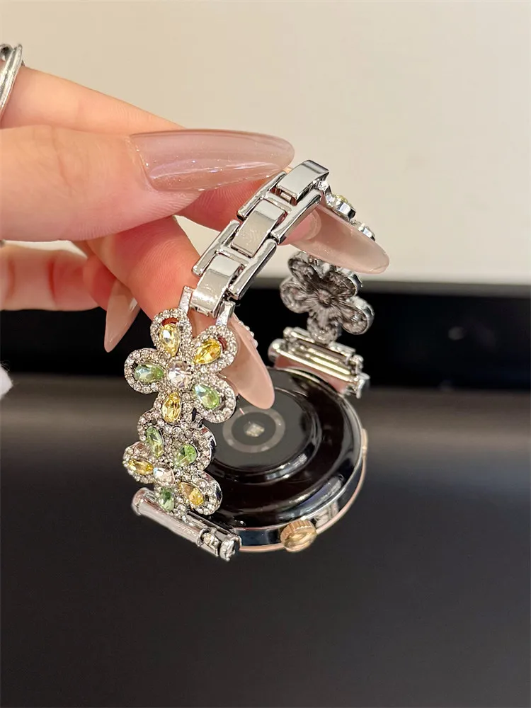 

22mm/20mm/18mm Snowflake Diamond Fashion Strap for Huawei GT5/GT5 Pro/GT4/GT2/3/4