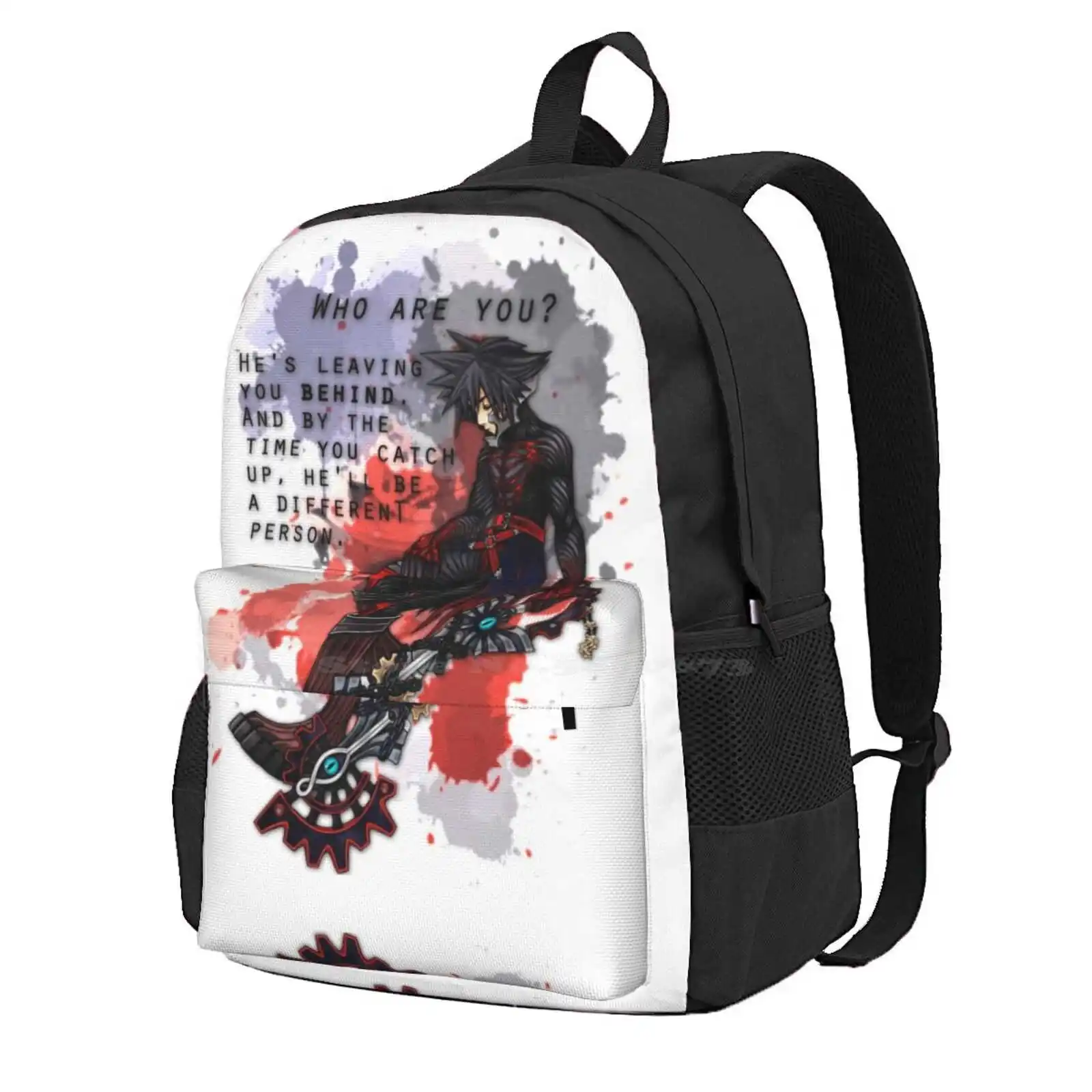 Vanitas Quotation Hot Sale Schoolbag Backpack Fashion Bags Vanitas Kingdom Hearts Quotation Square Enix Video Games