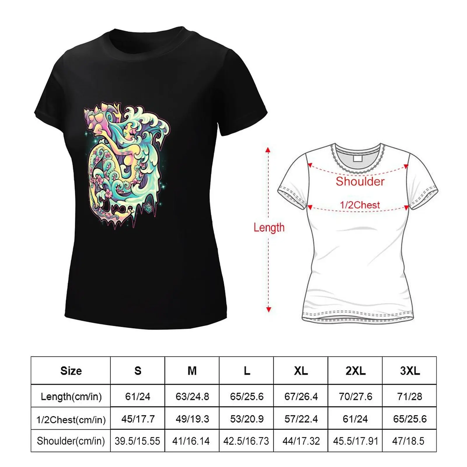 Kopie Van Dierenriem Kanker T-Shirt Graphics Anime Kleding Esthetische Kleding Hippie Kleding Dames Tops