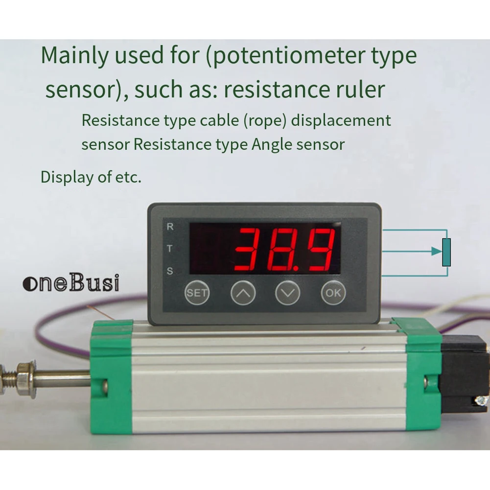 Digital Display 0-10V 0-20MA 2-10V 4-20MA Analog Input Display Table With RS485  Instrument Parts & Accessories