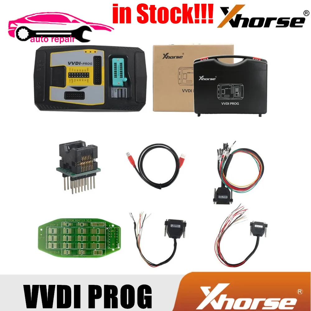 

2024 New V5.3.3 Xhorse VVDI PROG Programmer Key Tool VVDI Programmer Reading for BMW ISN and NEC, MPC, Infineon chip