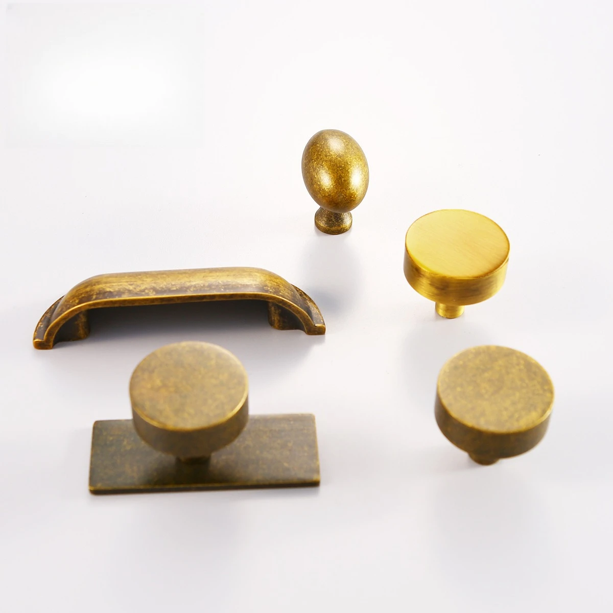 Vintage Shell Cabinet Handles Antique Drawer Pulls Classic American Style for Furniture