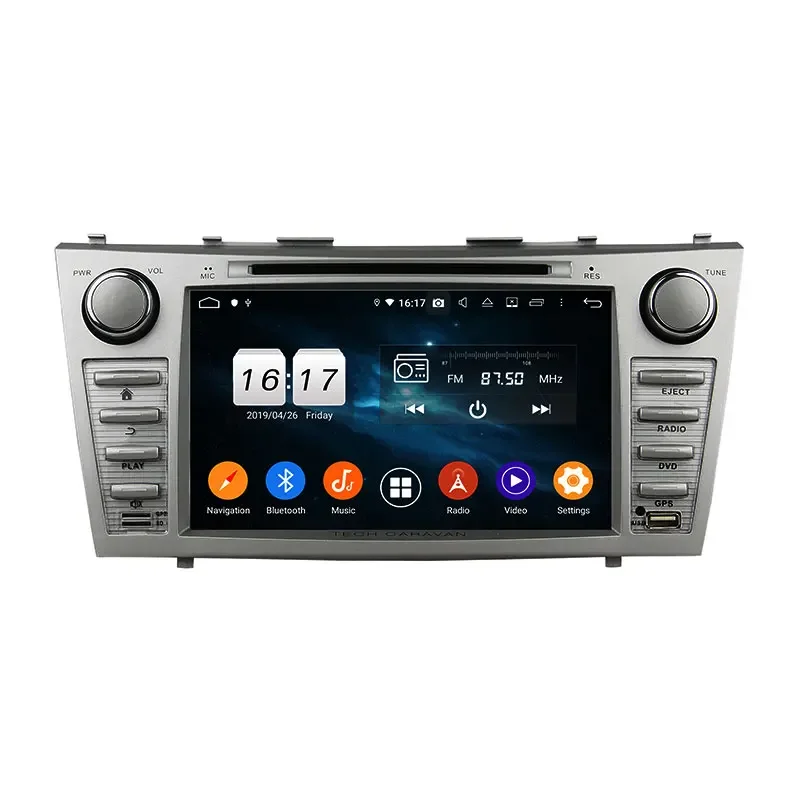 KD-8403 Android 12.0 2 Din Car Head Unit GPS Navigation Auto Radio Tuner Stereo Video for Camry 2007 2011