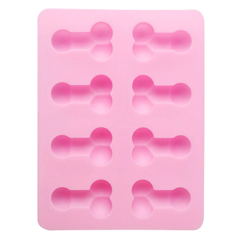 3D Sexy Penis Cake Mold Dick Ice Cube Tray Silicone Soap Candle Moulds Sugar Mould Mini Cream Forms Craft Tools Chocolate Tool - view 3