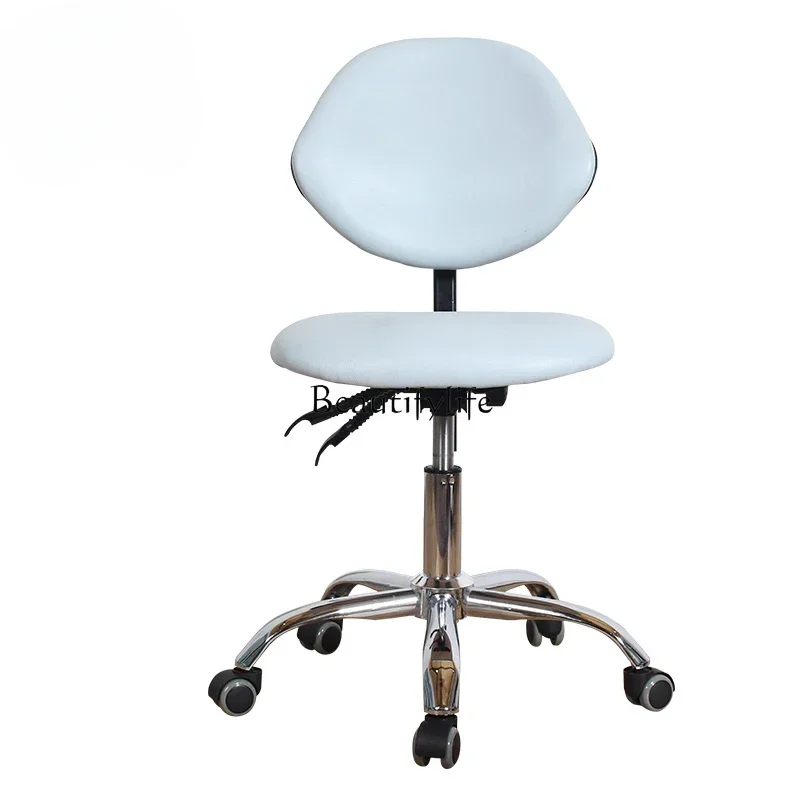 

Beauty Salon Stool Lifting Chair Pulley Hairdressing Manicure Backrest Chair