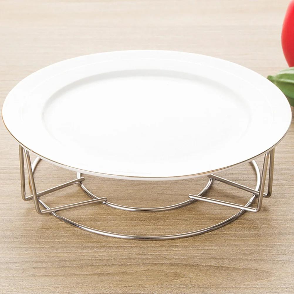 

3pcs Stainless Steel Steaming Rack Universal Heat Insulation Stand For Kitchen Dumpling Fish Baking Cooking Three Legged