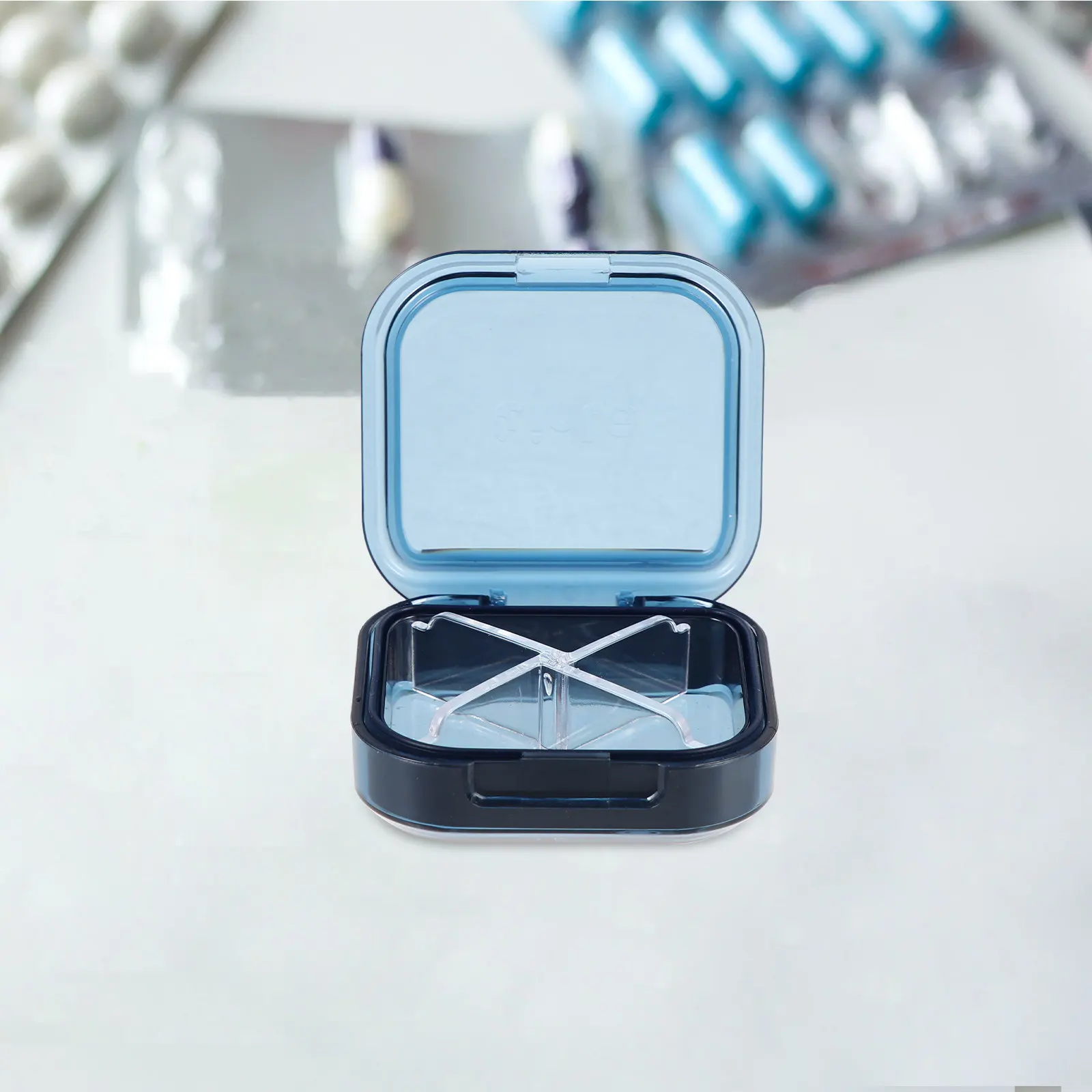 

Pills Storage Case Portable Multi-Grid Medicine Organizer Convenient Dental Braces Storage Box Moisture Proof Daily Carry