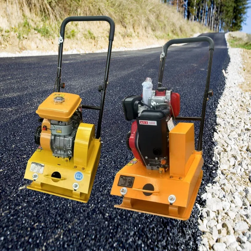 Premium Diesel Mini Manual Soil Vibration Compactor Manual Vibration Plate Tamping Compactor Earth Compactor