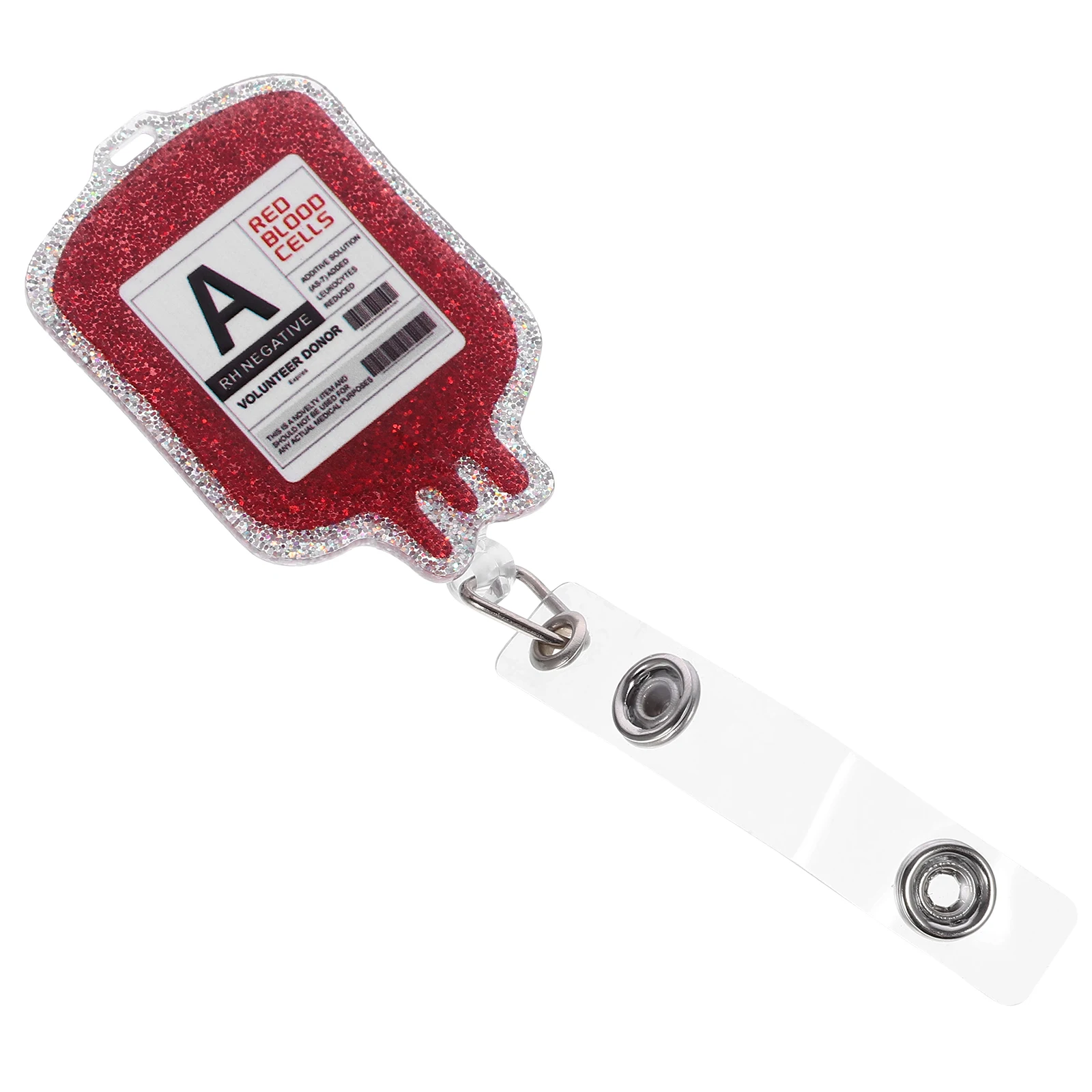 

Retractable Badge Holder Clip Portable Id Card Name Tag Holder For Nurses Employees Office Staff Multi-Function Easy