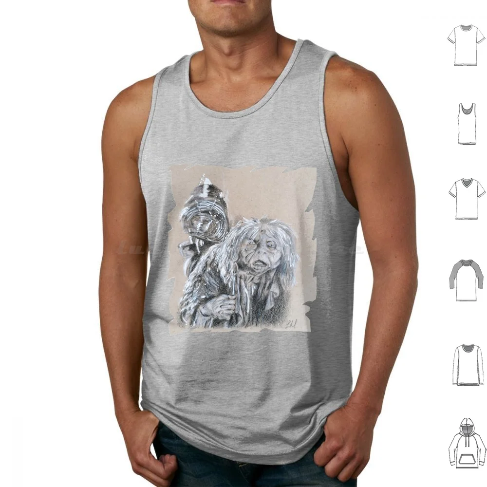 Labrynth Garbage Lady Movie Tank Tops Vest Sleeveless Labrynth Garbage Lady Goblin King Puppet Movie Sarah Ludo Maze