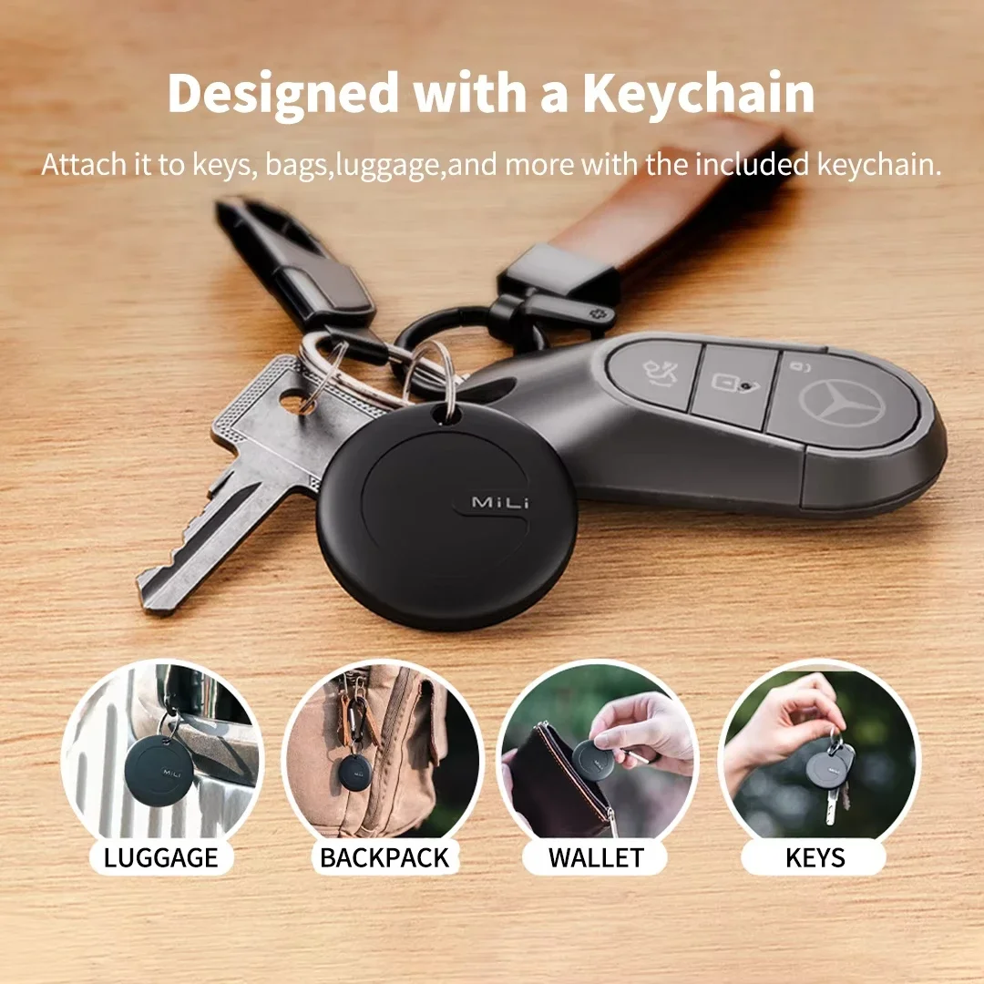 جهاز تعقب بلوتوث MiTag Go لمكتشف العناصر التي تعمل بنظام Android ومحدد المواقع مع Google Find My Device Air Tag لهاتف Samsung Xiaomi
