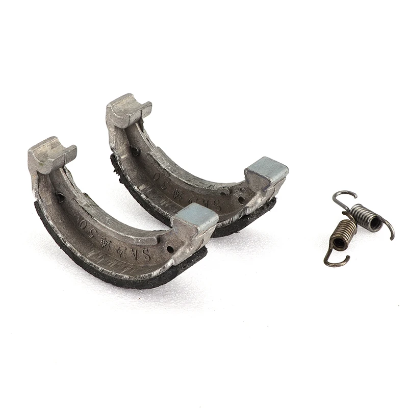Metal Spring Motorcycle Motorbike Brake System Shoe Drum Pad 80MM x 80MM x 20MM Brake shoes