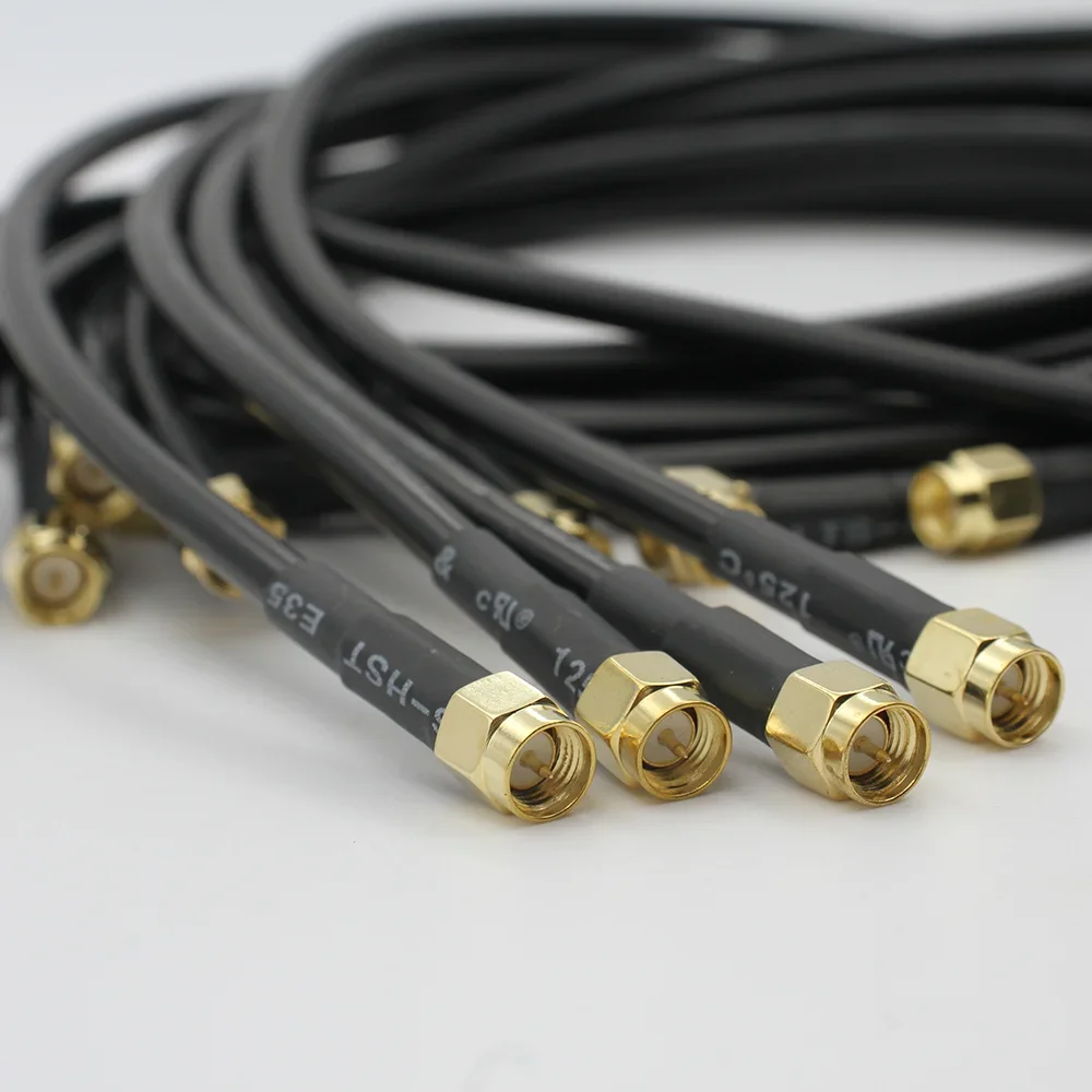 SMA to SMA Cable Male to Male extension jumper RG58 my SMA Antenna cable Pigtail male Adapter Cable For WIFI 3G 4G GSM Antenna