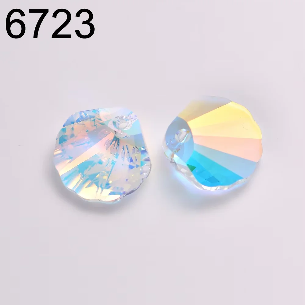 (1 piece) Genuine Crystals from Austria 6723 Shell Pendant Loose Beads Rhinestone for DIY Jewelry Making Accessories